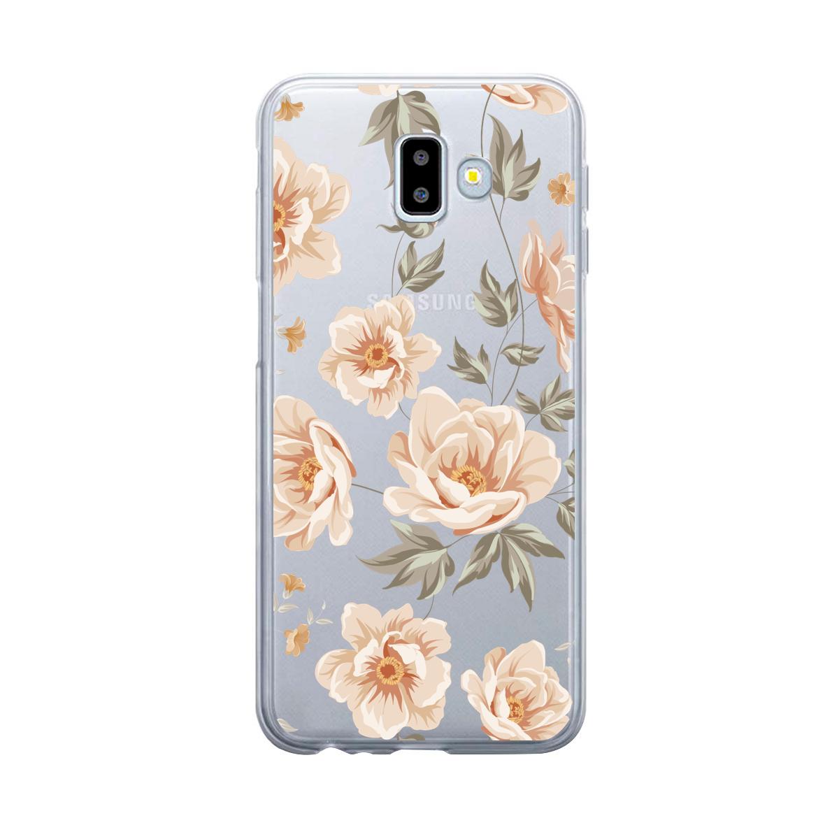 Case para Samsung J6 Plus de Flores Beige - Mandala Cases
