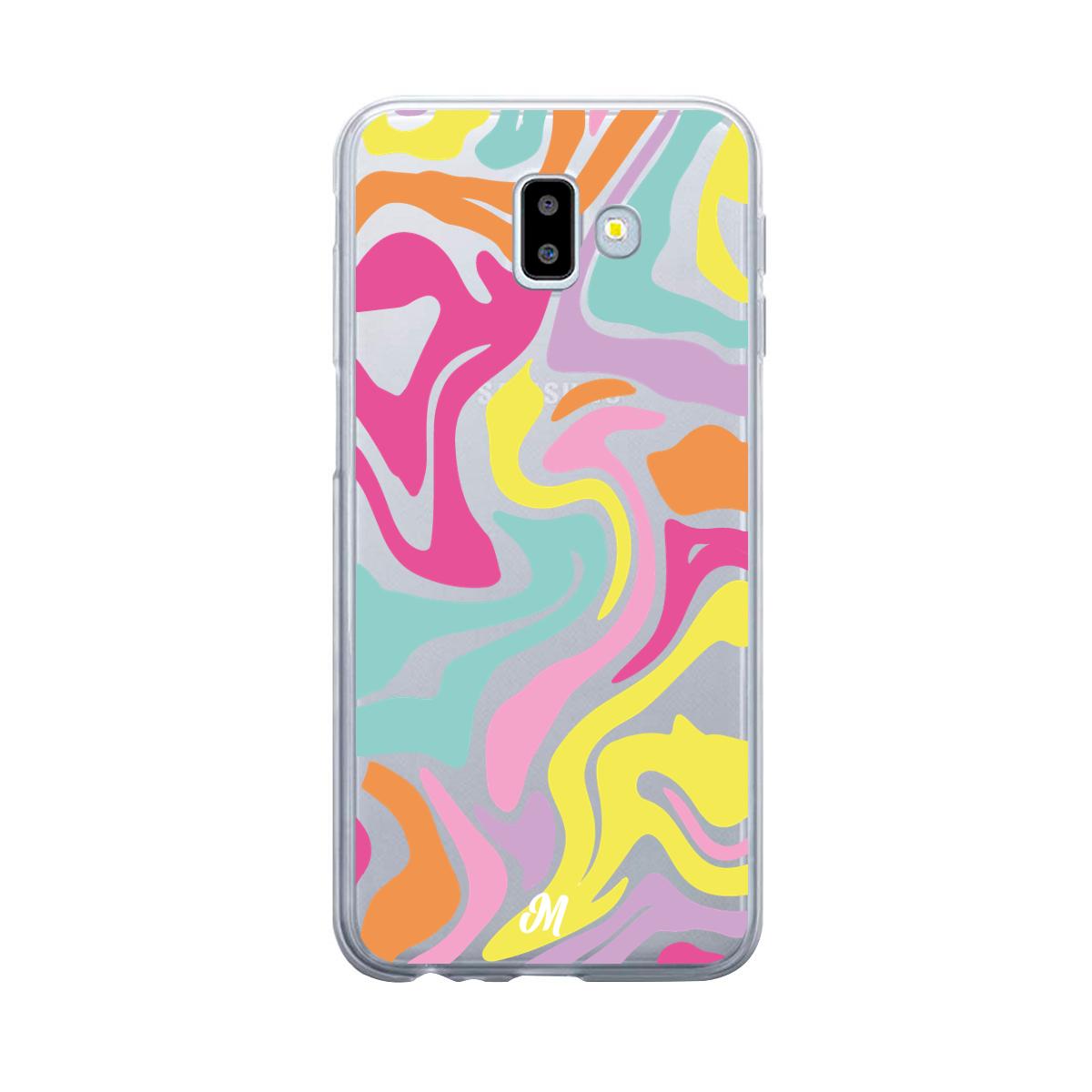 Case para Samsung J6 Plus Color lines - Mandala Cases