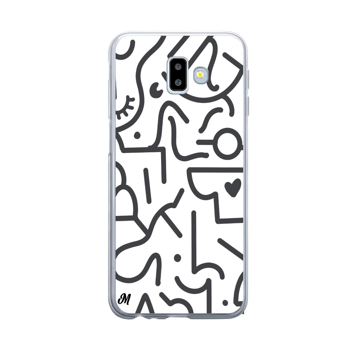 Case para Samsung J6 Plus Arte abstracto - Mandala Cases