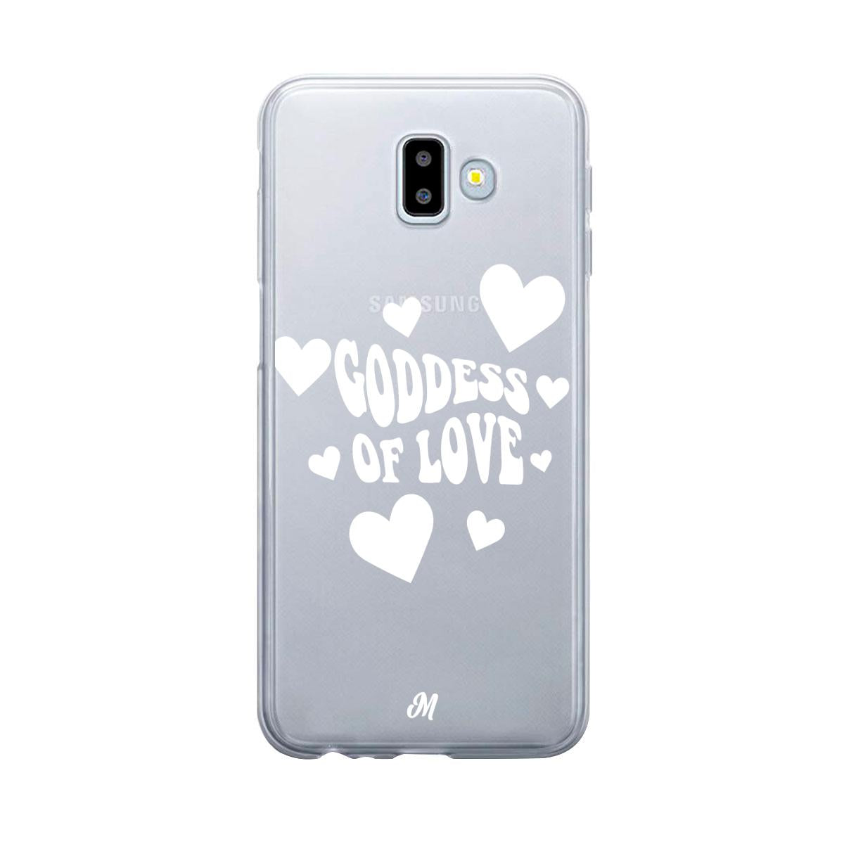 Case para Samsung J6 Plus Goddess of love blanco - Mandala Cases