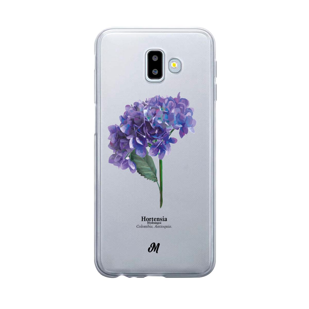 Case para Samsung J6 Plus Hortensia lila - Mandala Cases
