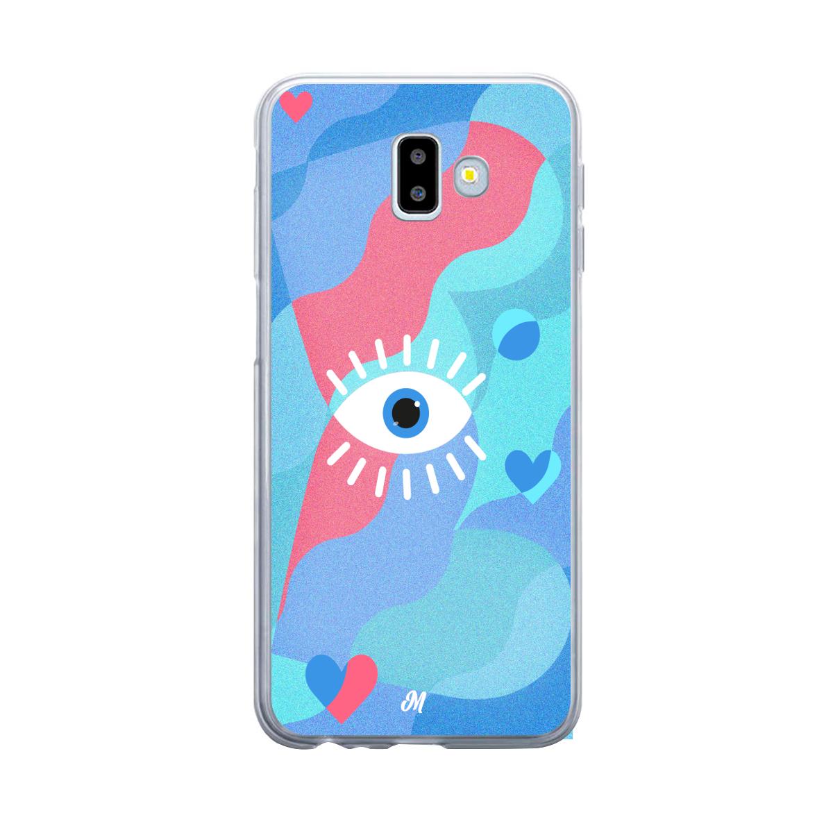 Case para Samsung J6 Plus Amor azul - Mandala Cases