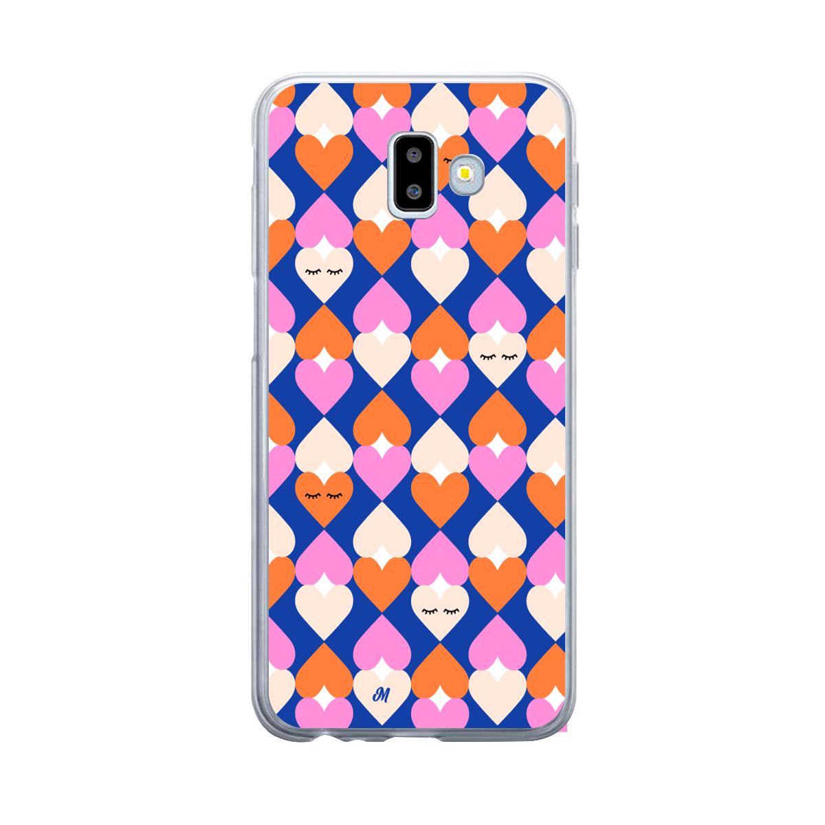 Case para Samsung J6 Plus poker hearts - Mandala Cases