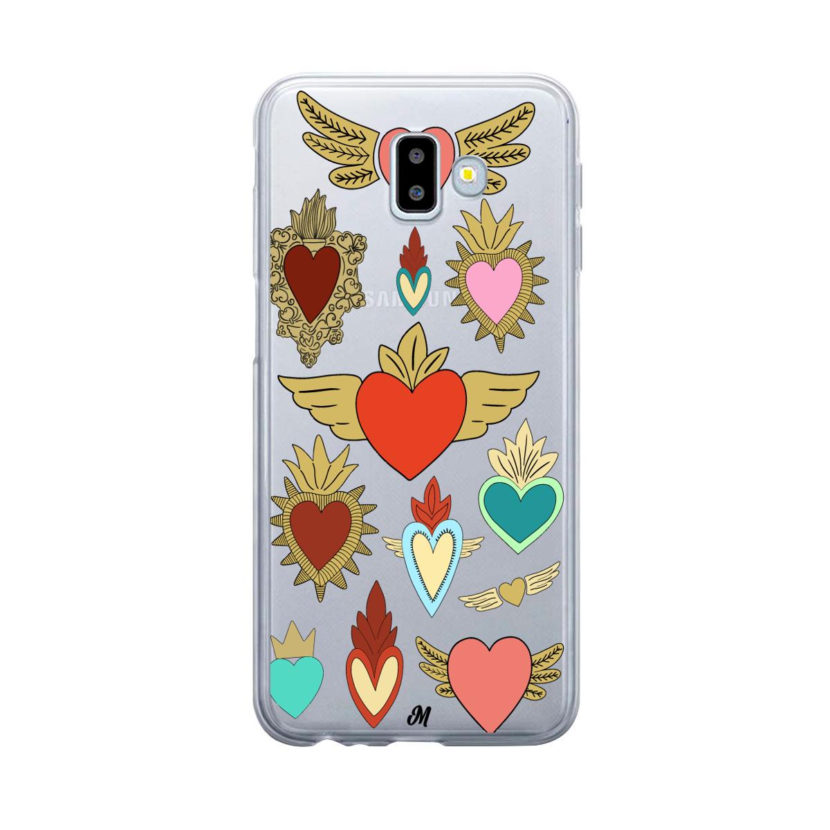Case para Samsung J6 Plus corazon angel - Mandala Cases