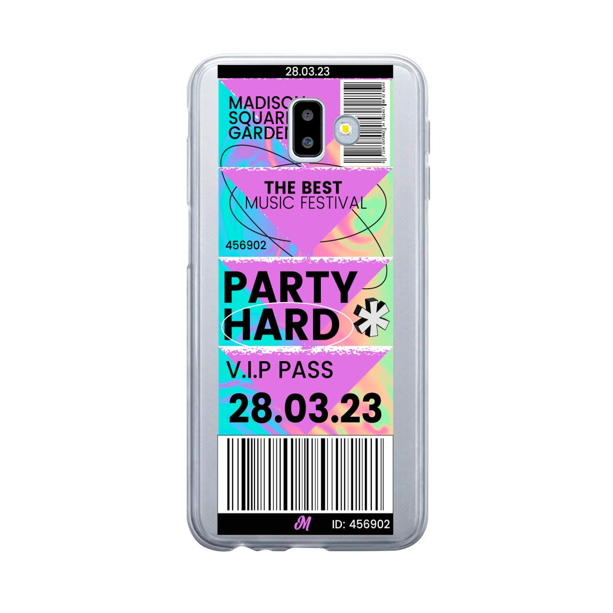Case para Samsung J6 Plus party hard - Mandala Cases