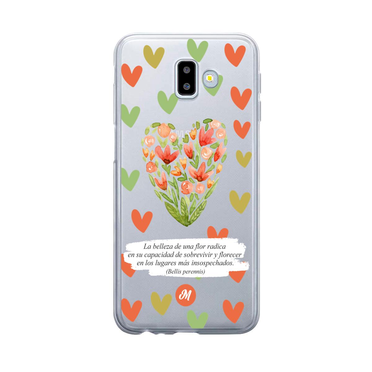 Cases para Samsung J6 Plus Flores de colores - Mandala Cases