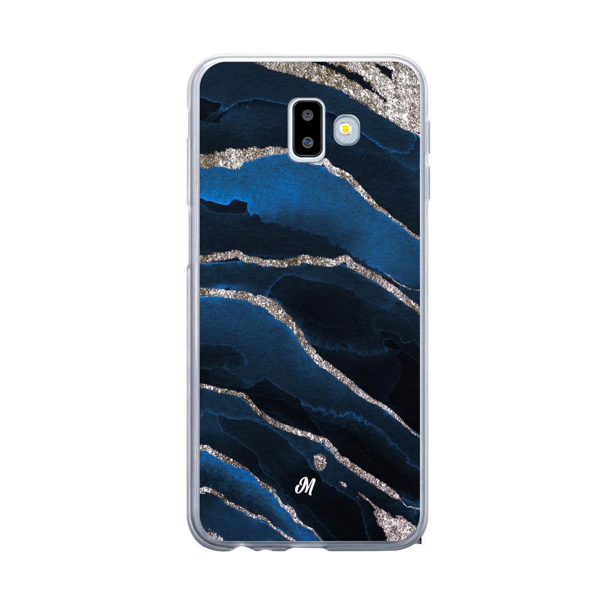Cases para Samsung J6 Plus Marble Blue - Mandala Cases