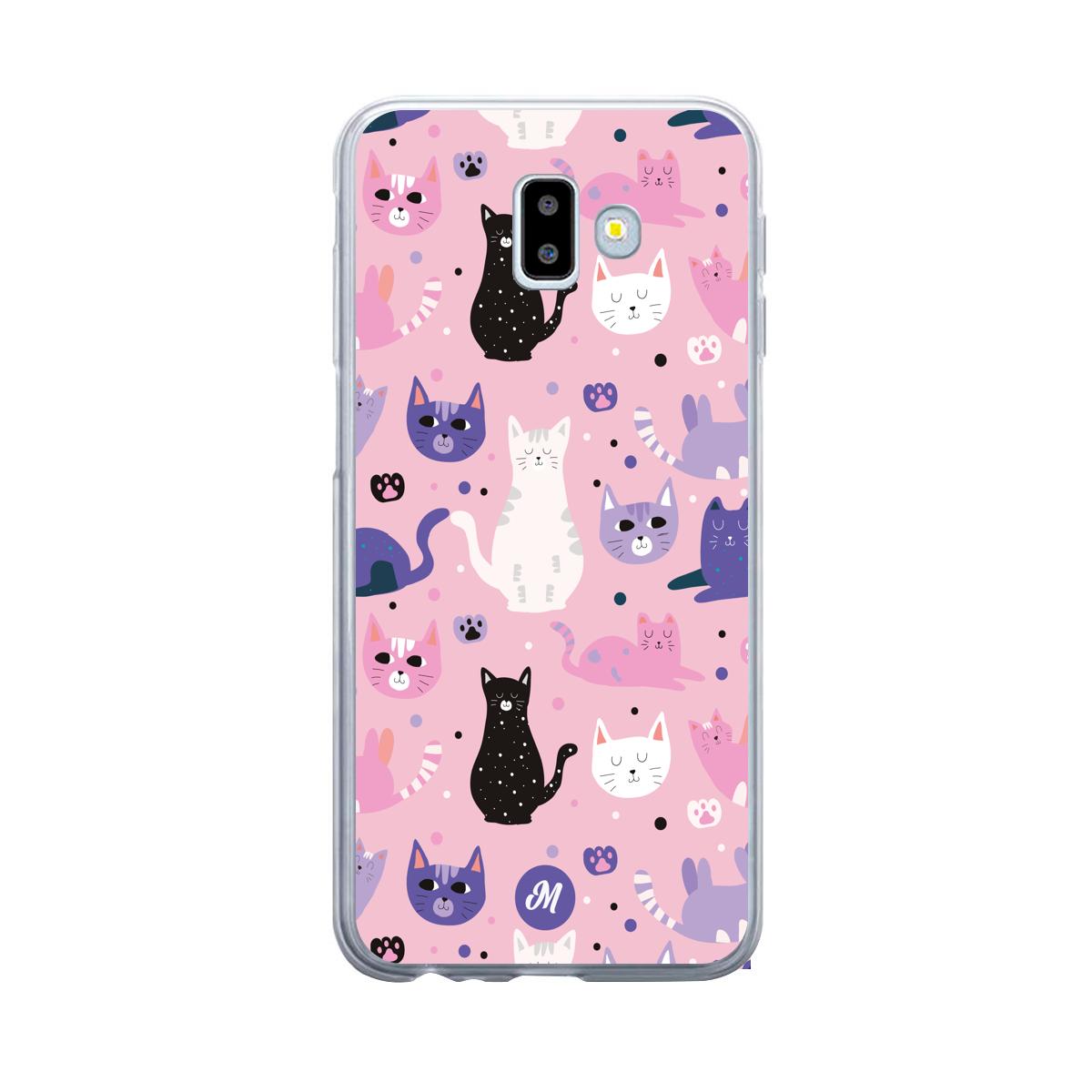 Cases para Samsung J6 Plus Cat case Remake - Mandala Cases