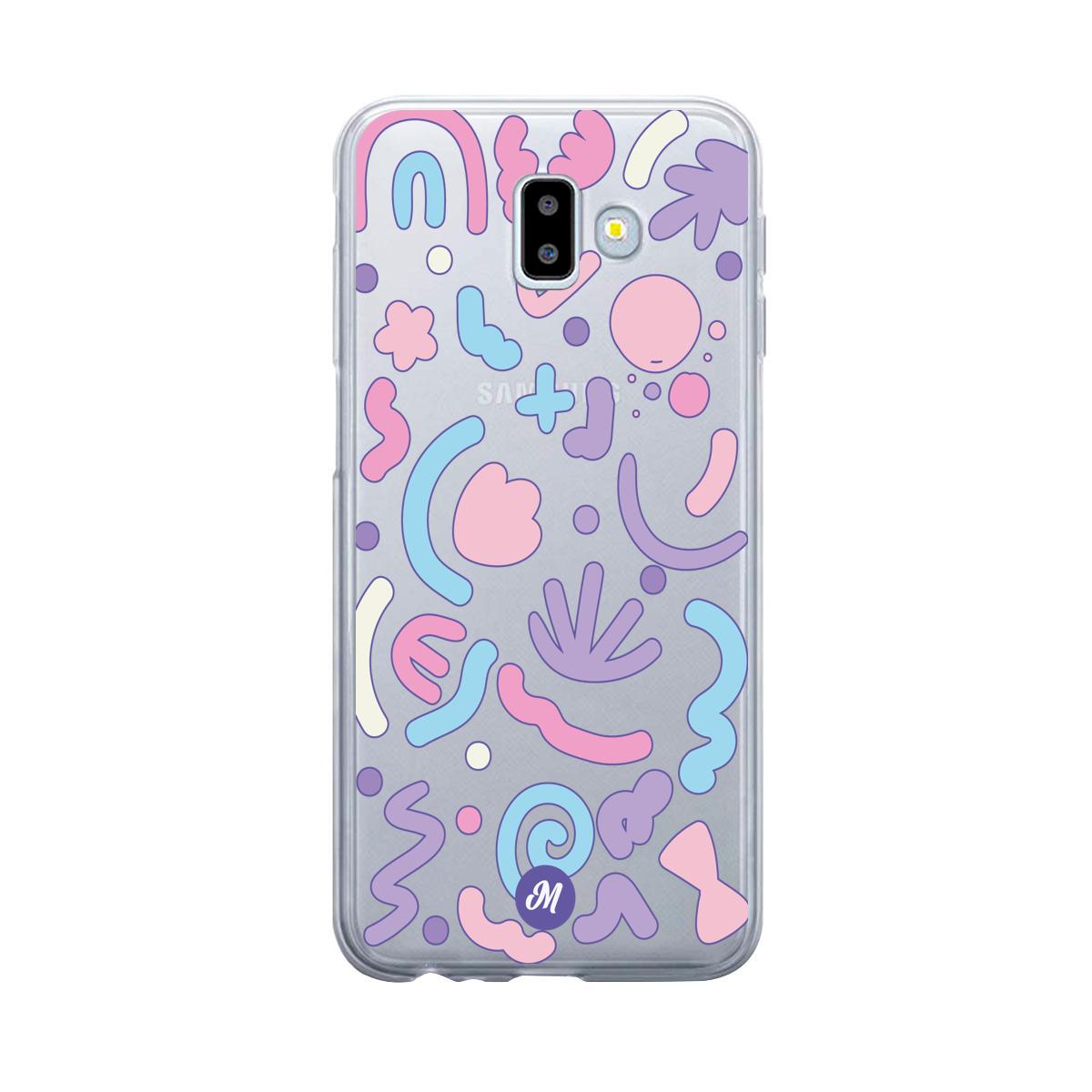 Cases para Samsung J6 Plus Colorful Spots Remake - Mandala Cases