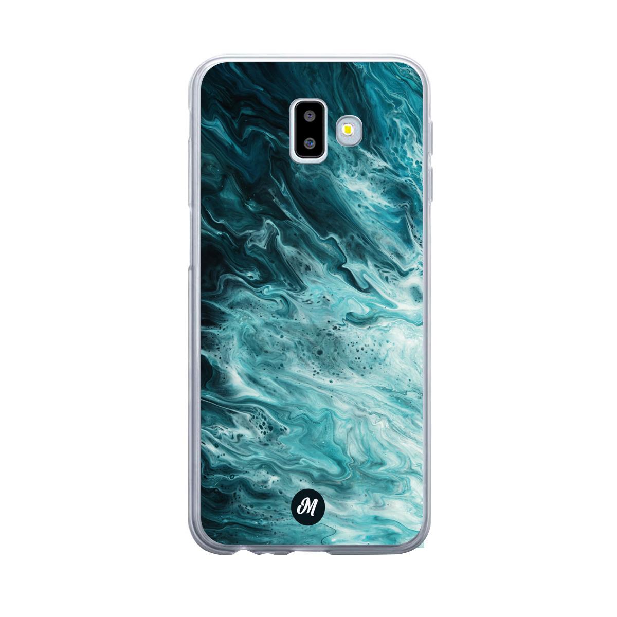 Cases para Samsung J6 Plus Marble case Remake - Mandala Cases