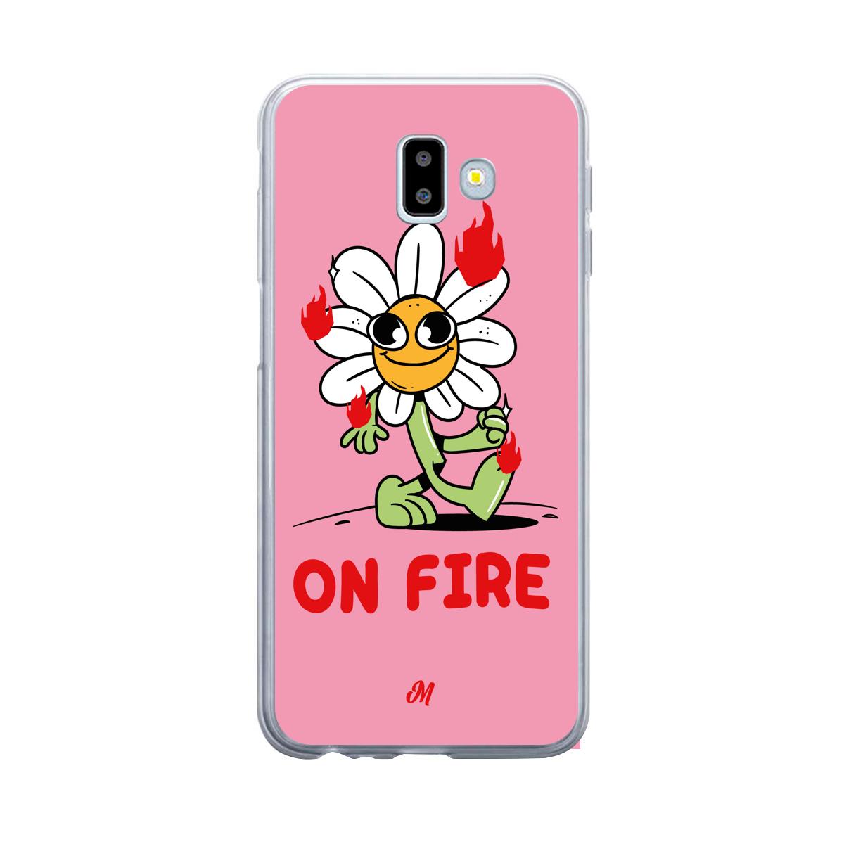 Cases para Samsung J6 Plus ON FIRE - Mandala Cases