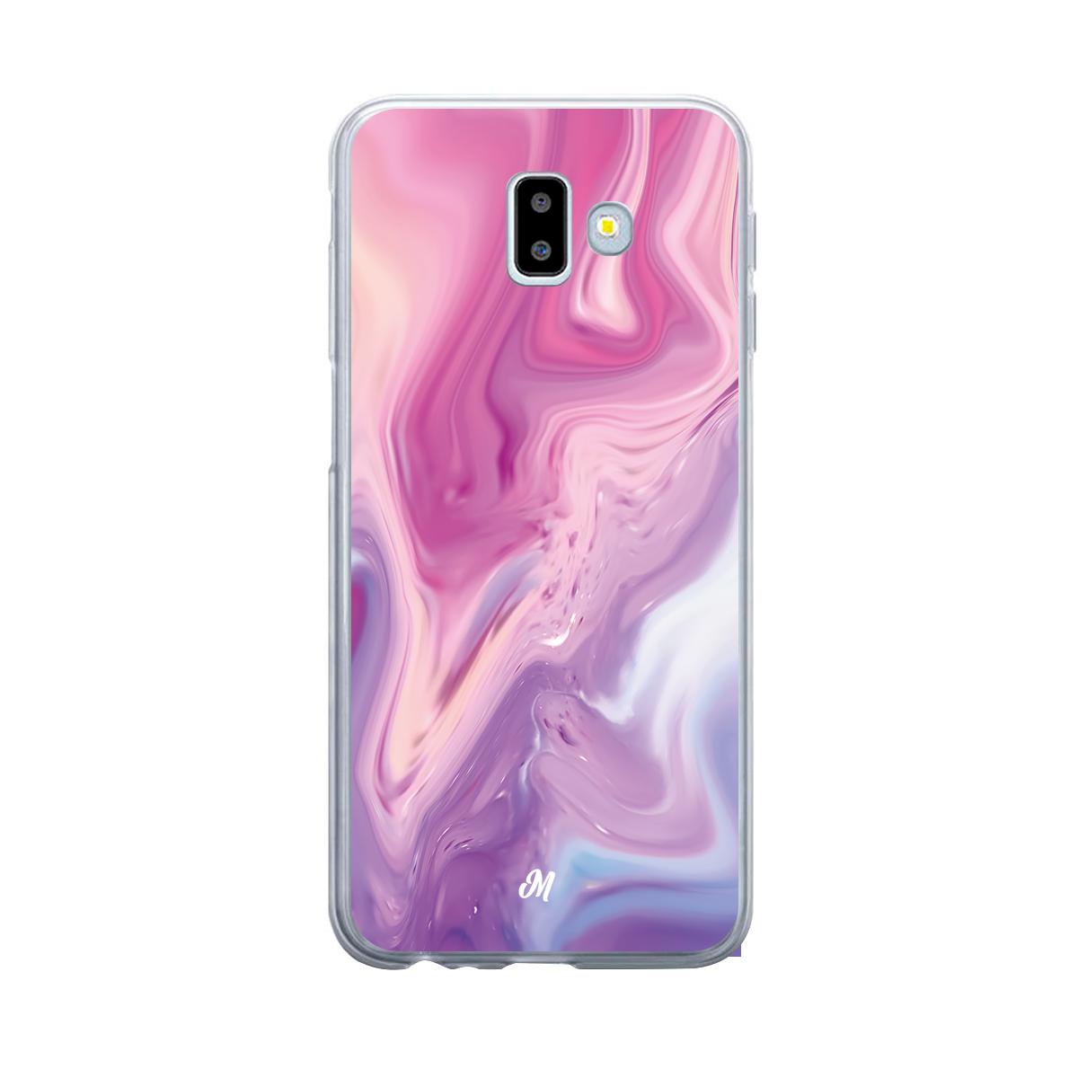 Cases para Samsung J6 Plus Marmol liquido pink - Mandala Cases