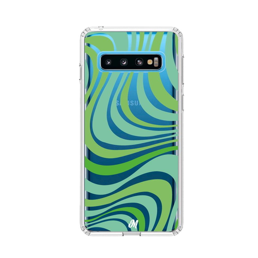 Case para Samsung S10 Groovy verde - Mandala Cases