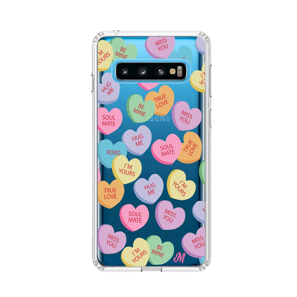 Case para Samsung S10 Corazones de caramelo - Mandala Cases