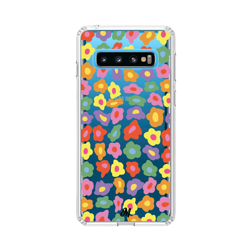 Case para Samsung S10 Flores Retro   - Mandala Cases