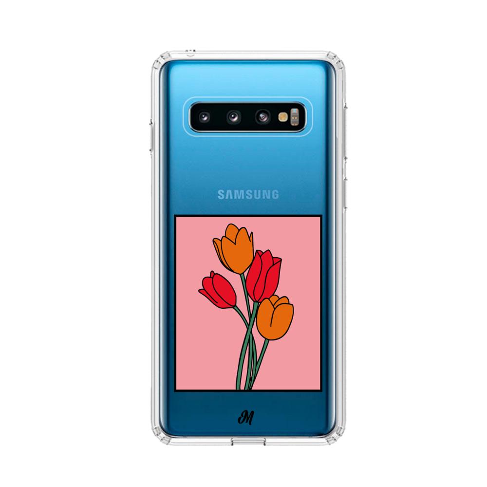 Case para Samsung S10 Tulipanes de amor - Mandala Cases
