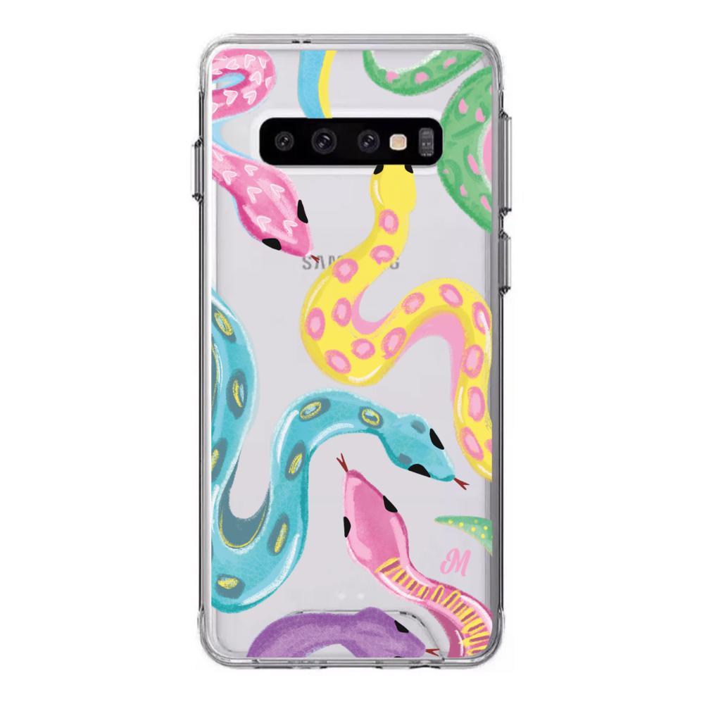 Case para Samsung S10 Serpientes coloridas - Mandala Cases
