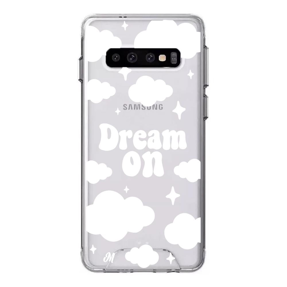 Case para Samsung S10 plus Dream on blanco - Mandala Cases