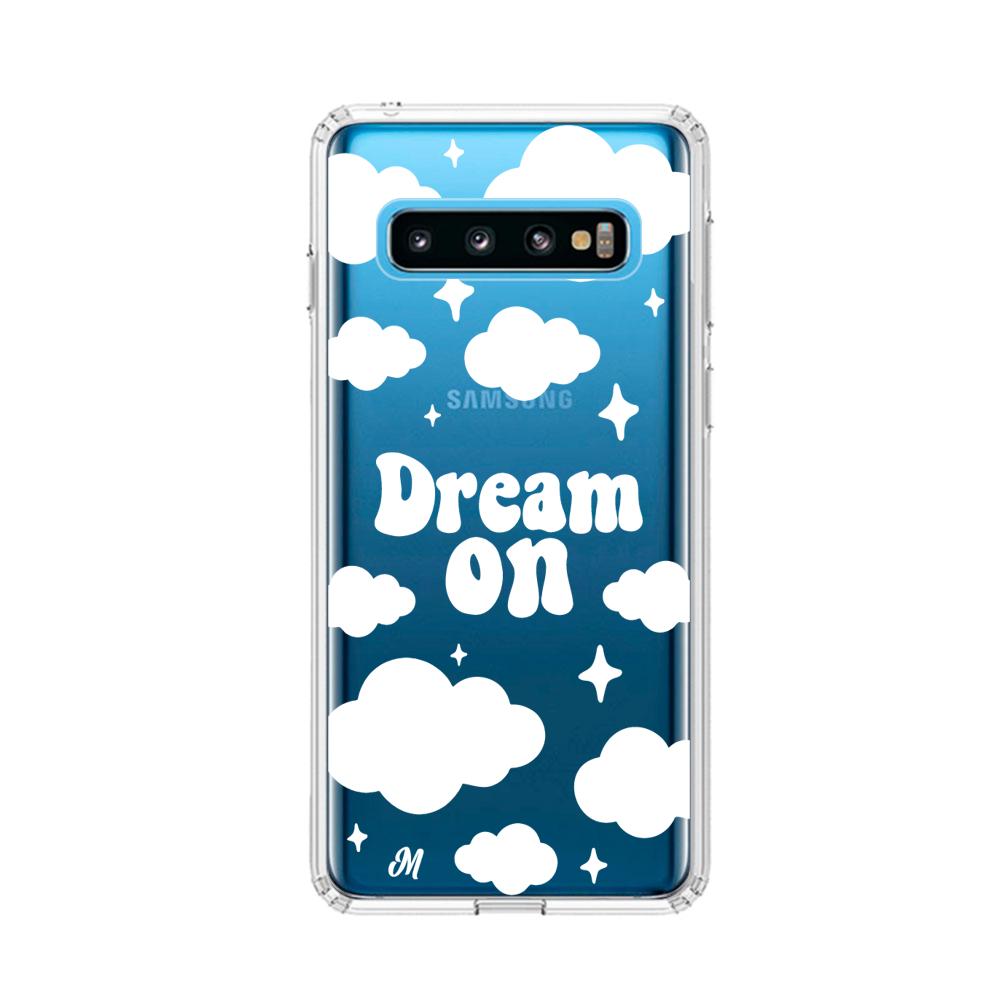 Case para Samsung S10 Dream on blanco - Mandala Cases