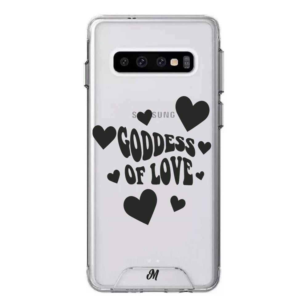 Case para Samsung S10 plus Goddess of love negro - Mandala Cases