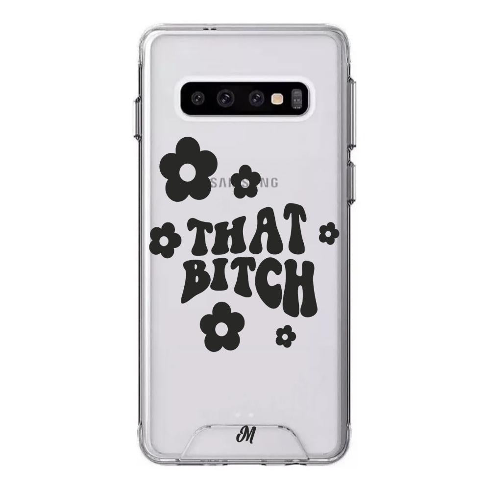 Case para Samsung S10 plus that bitch negro - Mandala Cases