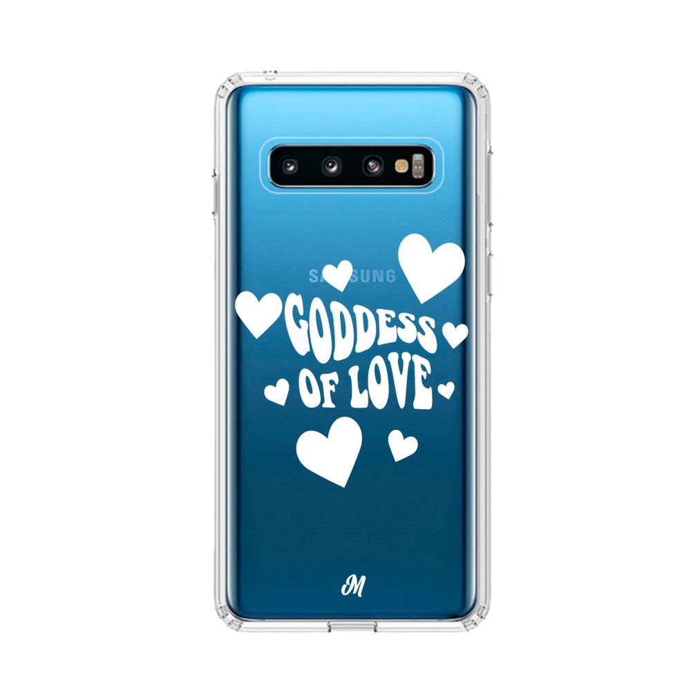 Case para Samsung S10 Goddess of love blanco - Mandala Cases