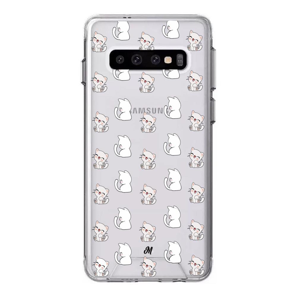 Case para Samsung S10 plus Little Cats - Mandala Cases