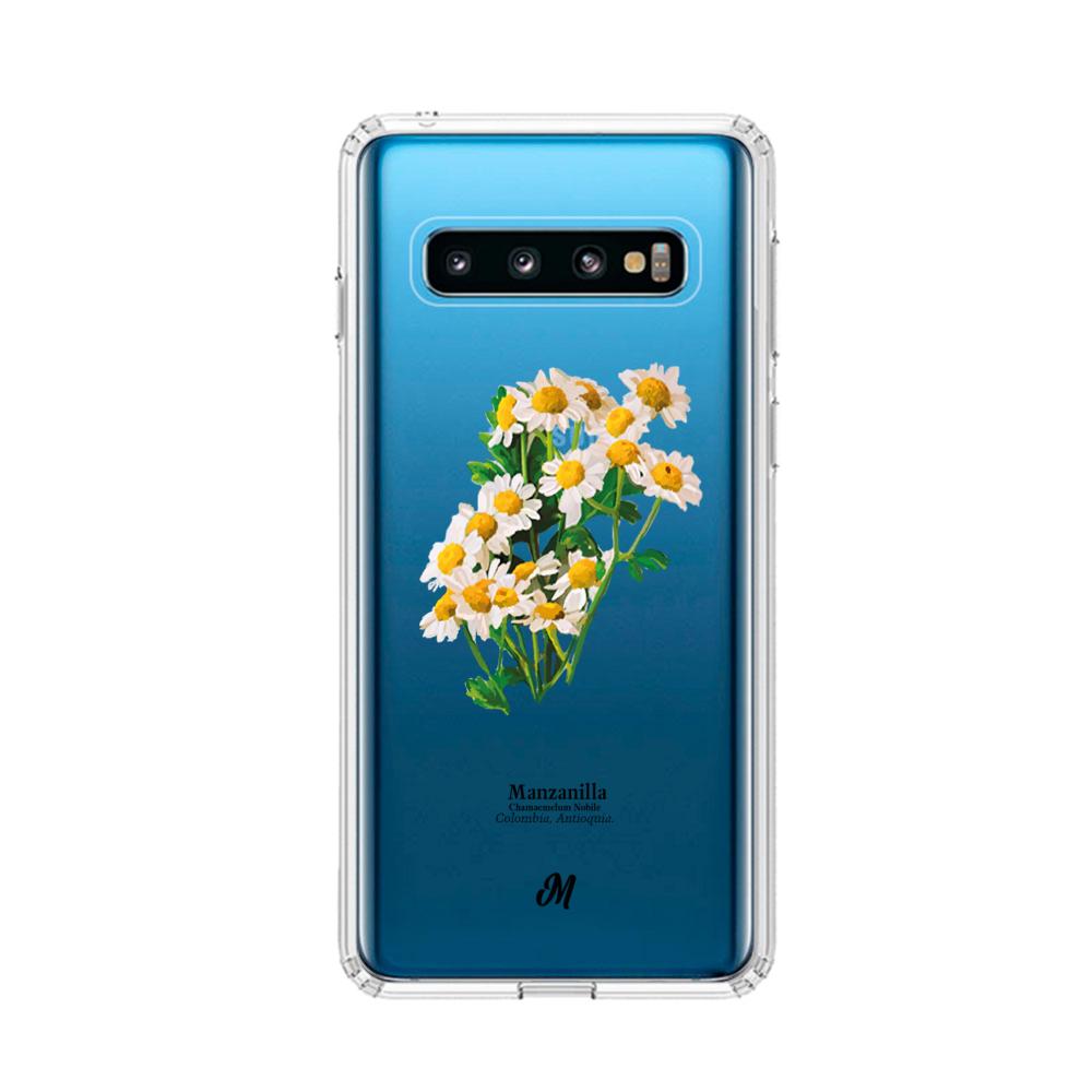 Case para Samsung S10 Ramo de Manzanilla - Mandala Cases