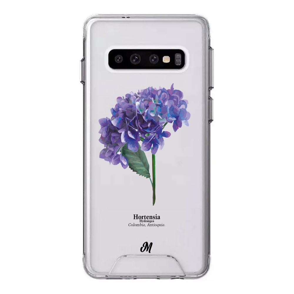 Case para Samsung S10 plus Hortensia lila - Mandala Cases