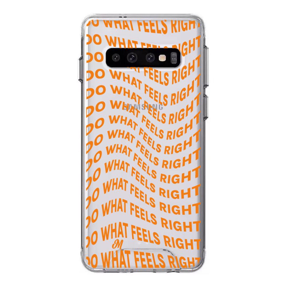 Case para Samsung S10 Do What Feels Right - Mandala Cases