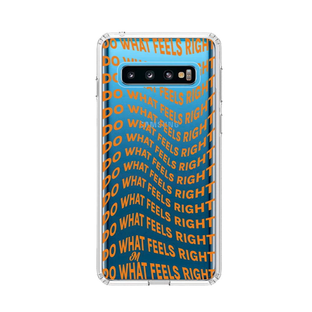 Case para Samsung S10 Do What Feels Right - Mandala Cases