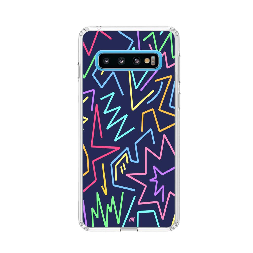 Case para Samsung S10 Lineas Magneticas Coloridas - Mandala Cases