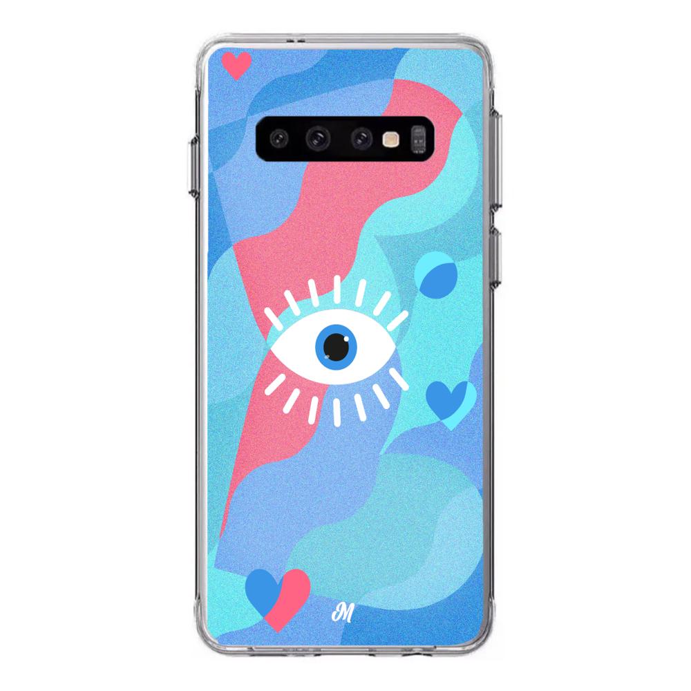 Case para Samsung S10 plus Amor azul - Mandala Cases