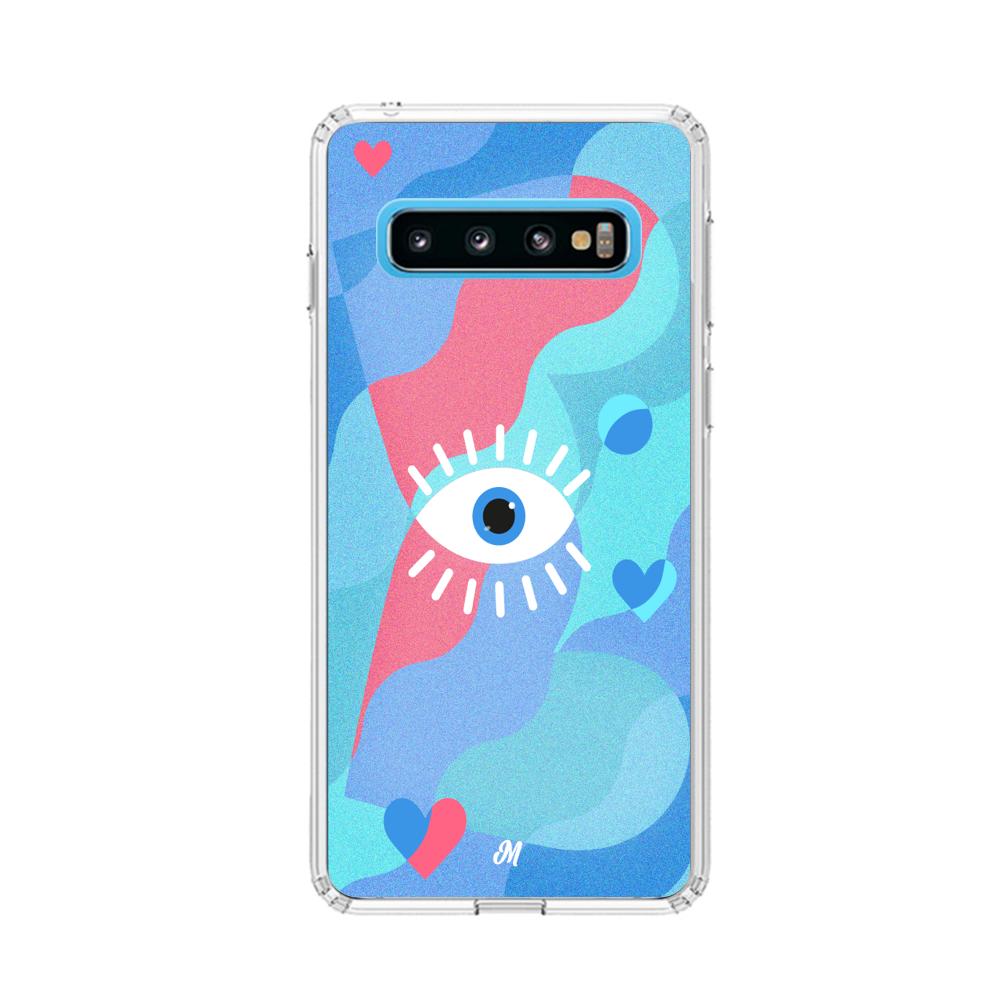 Case para Samsung S10 Amor azul - Mandala Cases