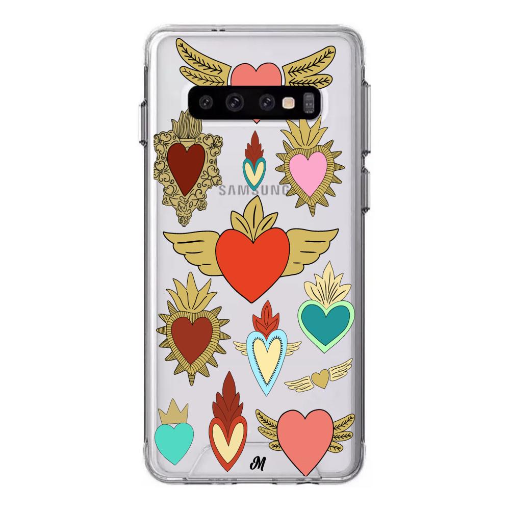 Case para Samsung S10 plus corazon angel - Mandala Cases