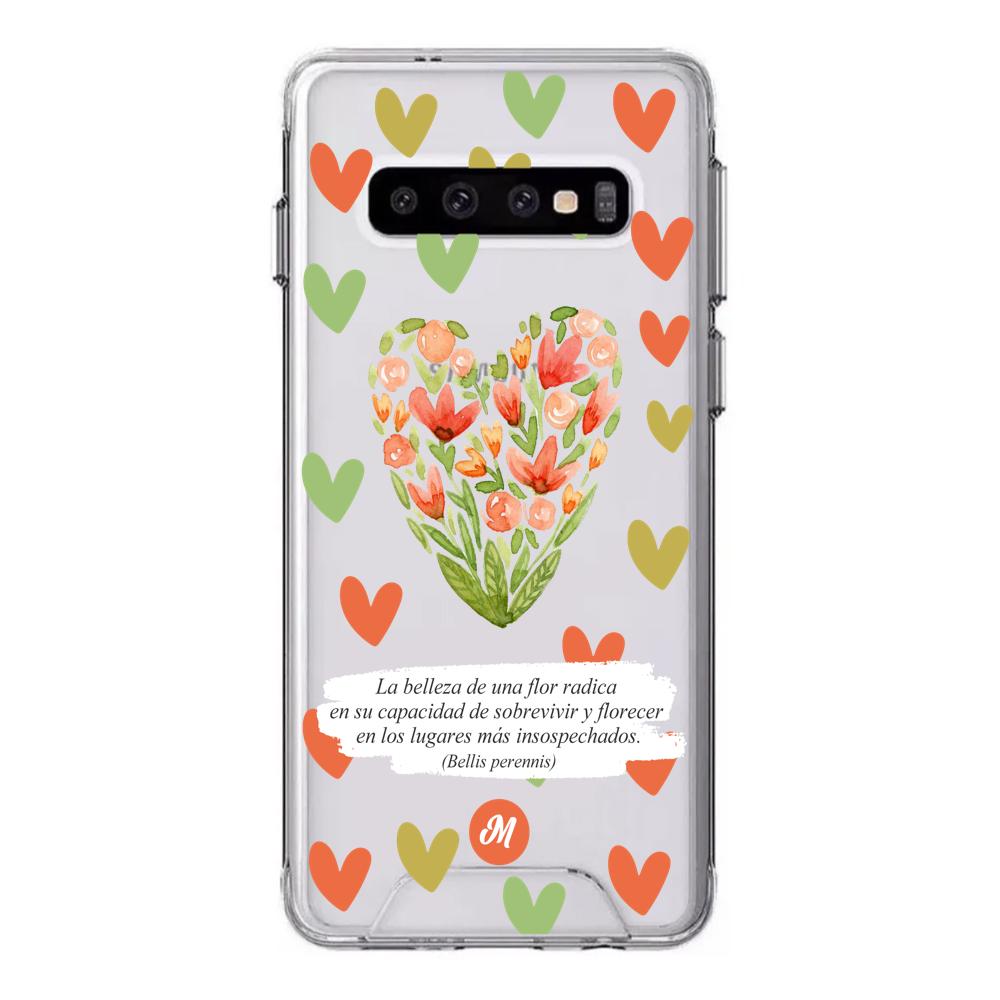 Cases para Samsung S10 plus Flores de colores - Mandala Cases
