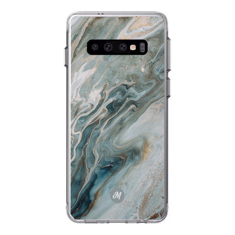 Cases para Samsung S10 plus liquid marble gray - Mandala Cases