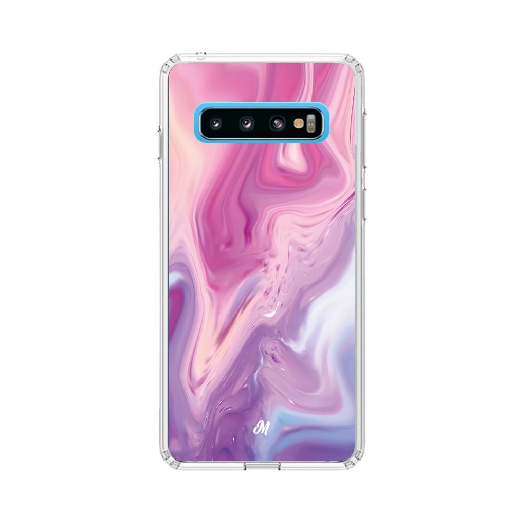 Cases para Samsung S10 Marmol liquido pink - Mandala Cases