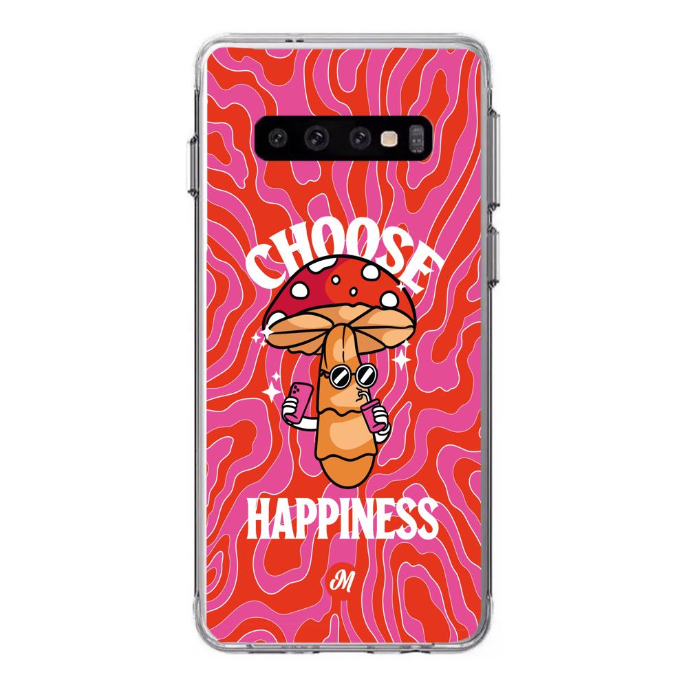 Cases para Samsung S10 Choose happiness - Mandala Cases