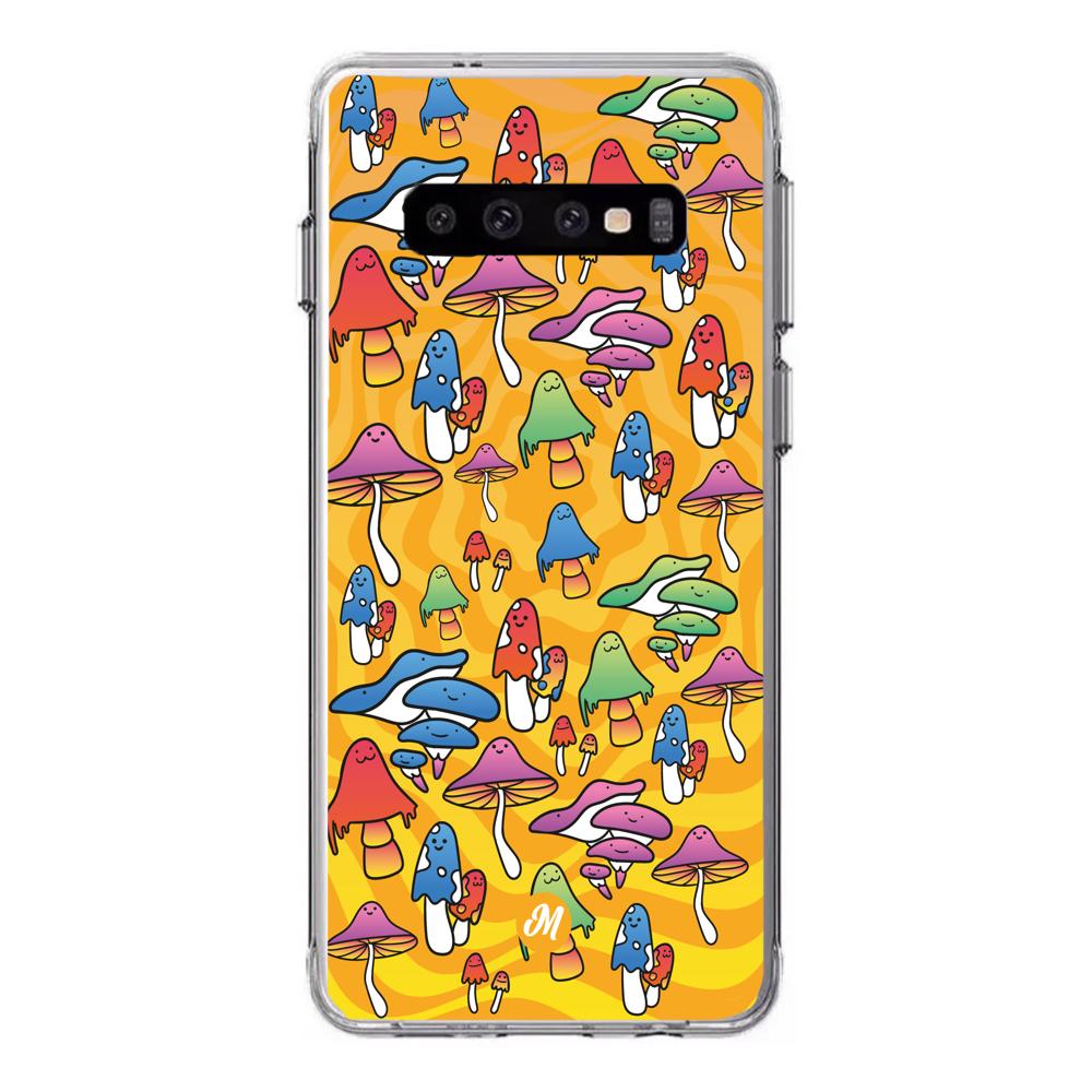 Cases para Samsung S10 Color mushroom - Mandala Cases