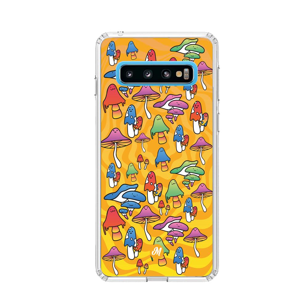 Cases para Samsung S10 Color mushroom - Mandala Cases