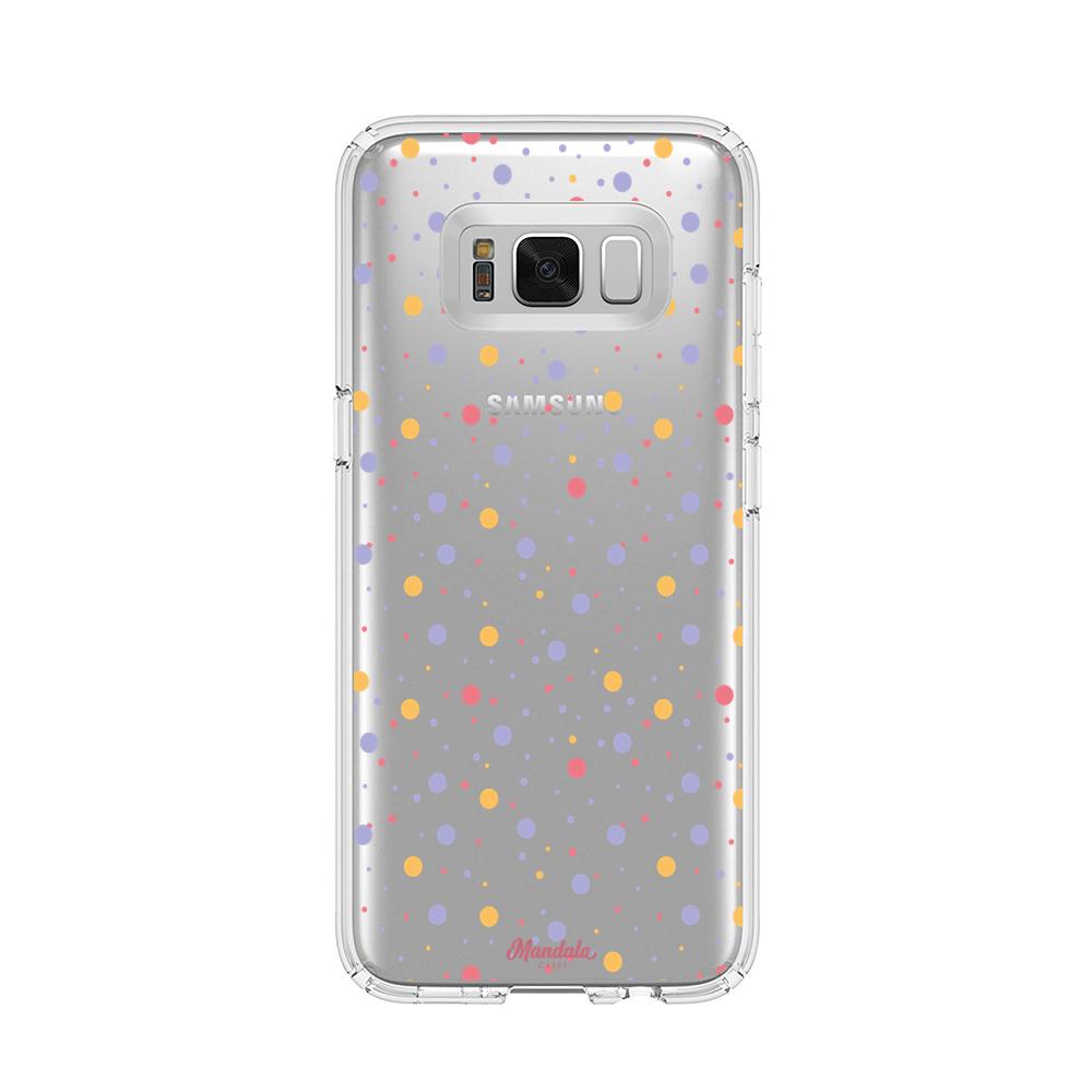Case para Samsung s8 Plus puntos de coloridos-  - Mandala Cases