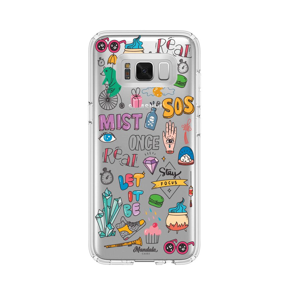 Case para Samsung s8 Plus Funda Mist Stickers  - Mandala Cases