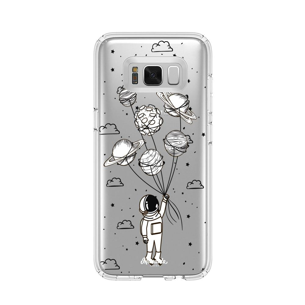 Case para Samsung s8 Plus Funda Astronauta con Planetas  - Mandala Cases