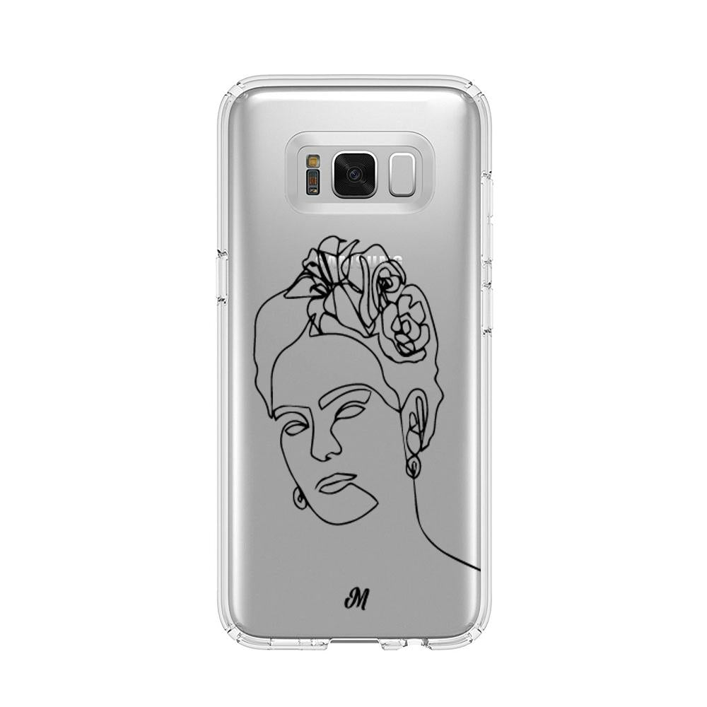 Estuches para Samsung s8 Plus - Frida Line Art Case  - Mandala Cases