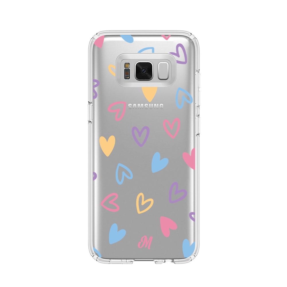 Case para Samsung s8 Plus Dibujo de Corazones  - Mandala Cases