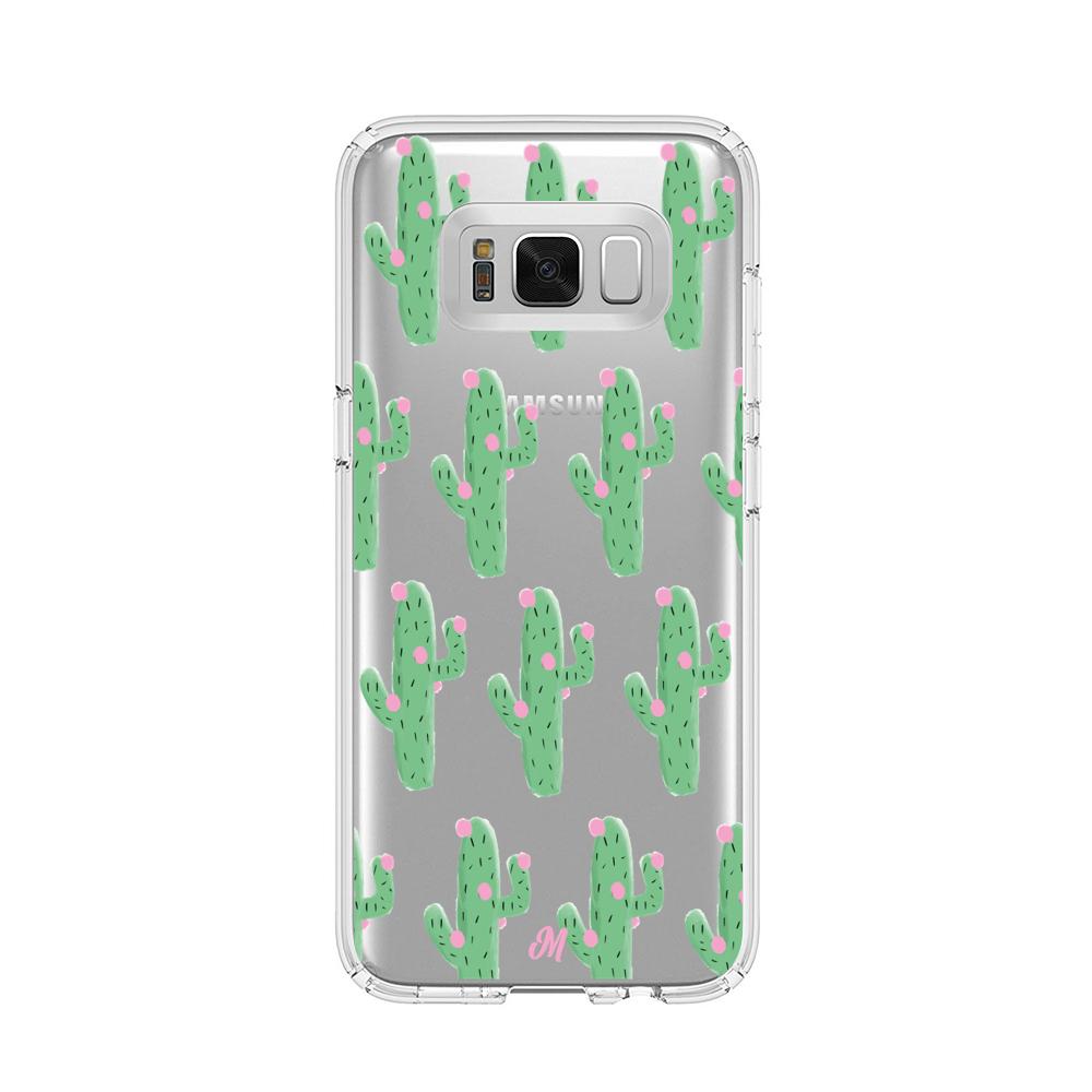 Case para Samsung s8 Plus Cactus Con Flor Rosa  - Mandala Cases
