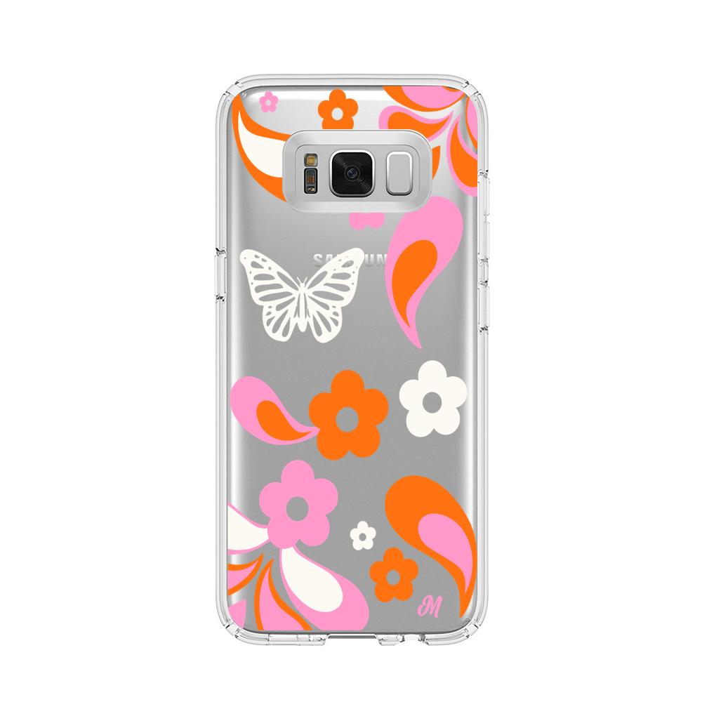 Case para Samsung s8 Plus Flores rojas aesthetic - Mandala Cases