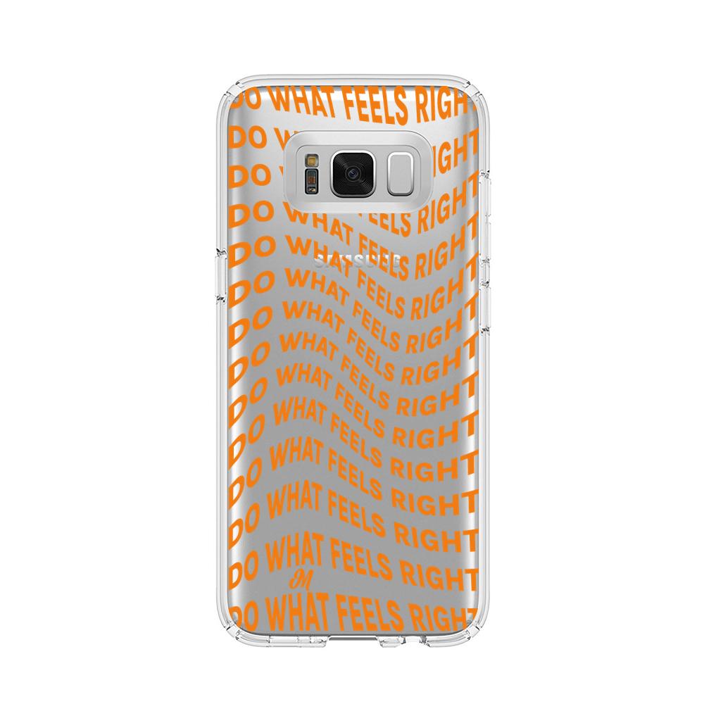 Case para Samsung s8 Plus Do What Feels Right - Mandala Cases