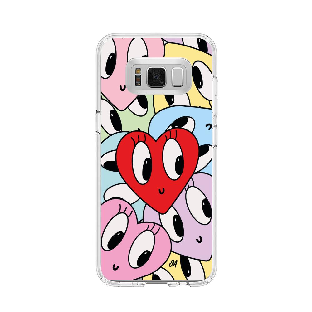 Case para Samsung s8 Plus Corazones felices - Mandala Cases